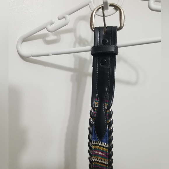 Gorgeous VGUC steel lace belt w patterned fabric - Picture 6 of 15